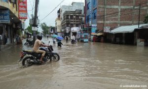 Three days’ rain leaves Biratnagar waterlogged