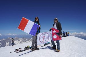Shrinkhala Khatiwada summits Mont Blanc to celebrate Nepal-France friendship