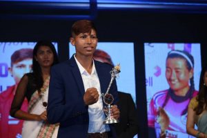 Pulsar Sports Award: Bhandari and Gurung win best player female and male