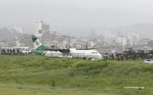 Yeti aircraft skids off TIA runway, all flights affected