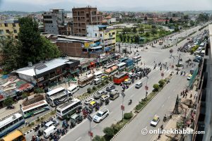 Department of Road starts construction of overhead bridge in Baneshwor