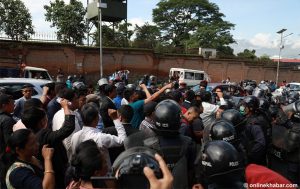 Public Service notice controversy: Protests continue till examination eve