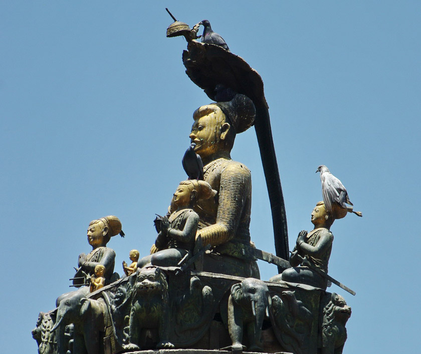 File: A statue of Pratap Malla. Wikimedia Commons