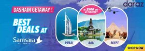 Daraz offers exclusive discounts on holiday packages