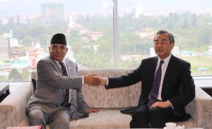 Dahal, Chinese Foreign Minister discuss Nepal-China ties