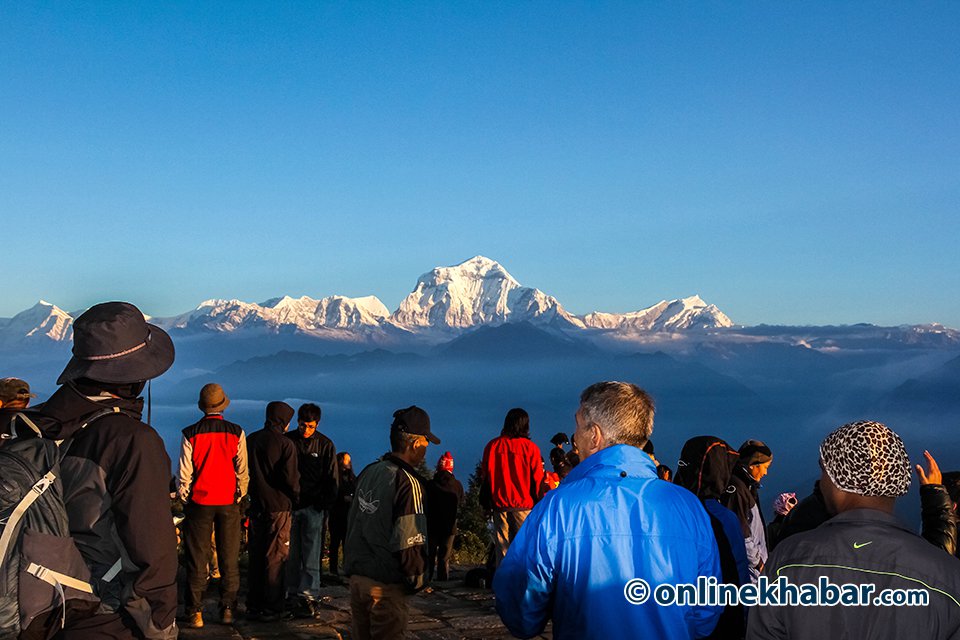 How many Tourists visited Nepal in 2022?