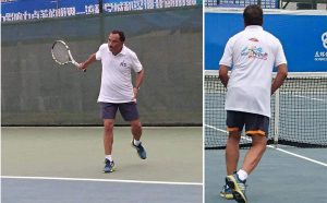 Kamal Thapa injured during China tennis tournament