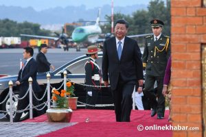 Xi visit: Chinese President to meet PM Oli and Dahal