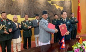 China to provide equipment worth Rs 2.4 billion to Nepali Army