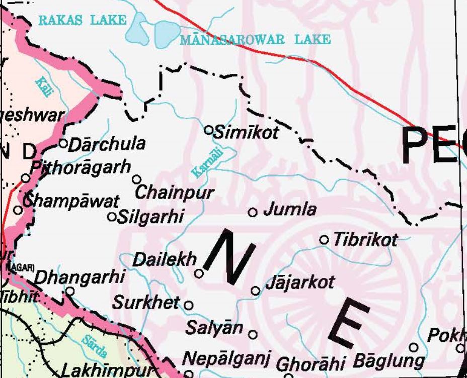 Kali River India Map