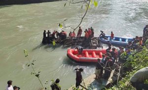 Nine killed as bus plunges into Sun Koshi
