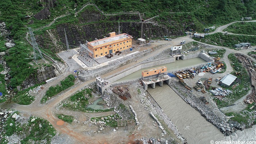 Upper Trishuli III A Hydropower Project site in Nuwakot Nepal hydropower