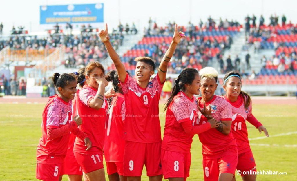 sag-football-nepali-women-defeat-sri-lankans-onlinekhabar-english-news