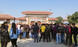 Agriculture University students protest fee hike