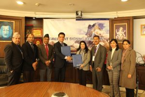Machhapuchchhre Bank signs loan agreement Mashreq Bank, Dubai