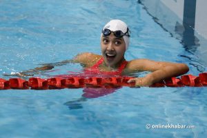 Nasir Yahya Hussain and Gaurika Singh set national records in World Aquatic Championship