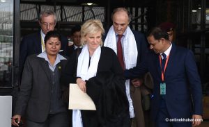 Belgian Princess arrives in Kathmandu