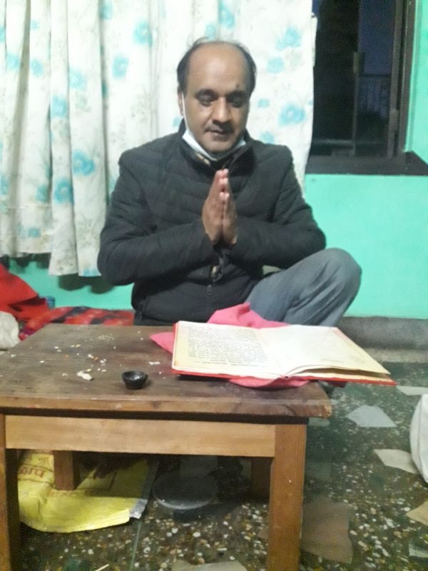 Manoj Rajopadhyaya reading Swasthani