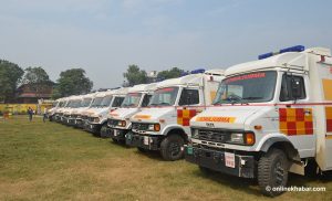 Sudur Paschim govt allegedly refurbished old mini trucks to distribute them as ambulances