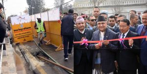 PM launches campaign to cover Kathmandu electrical wires underground