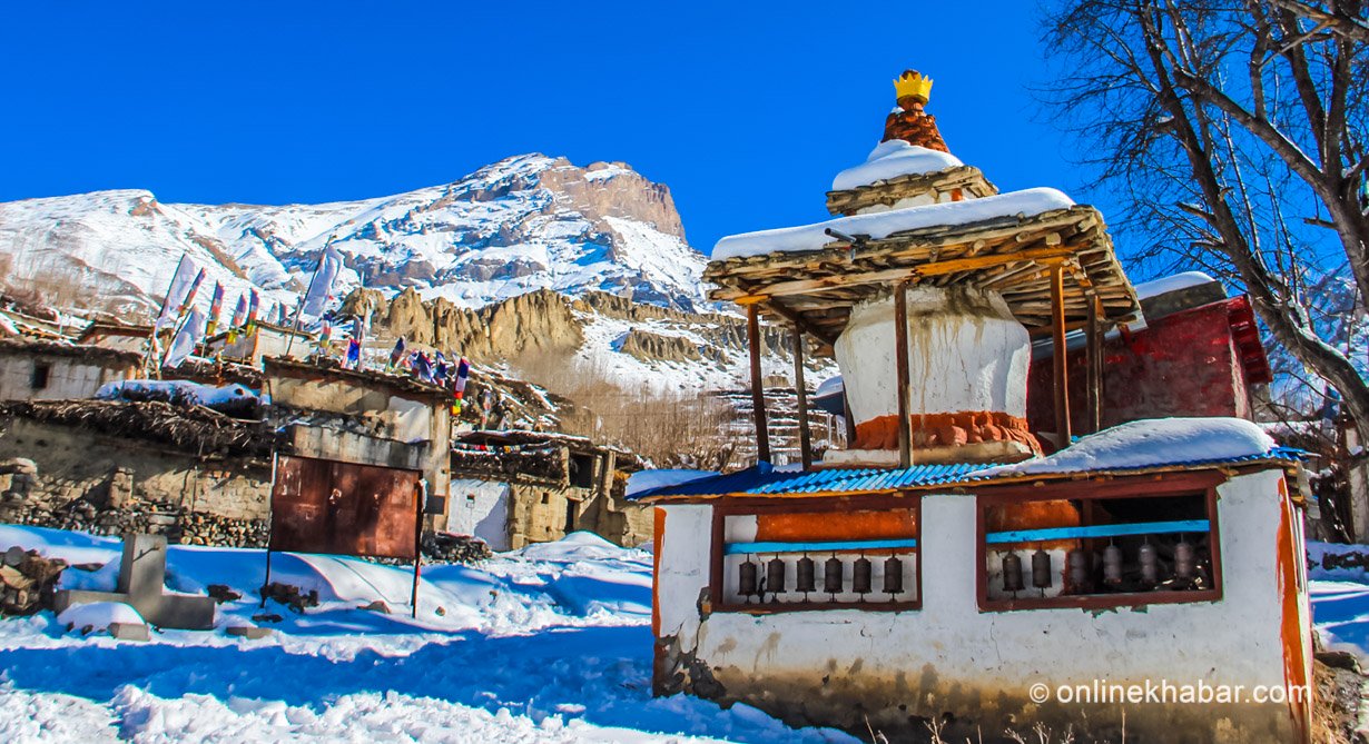 visiting muktinath in winter