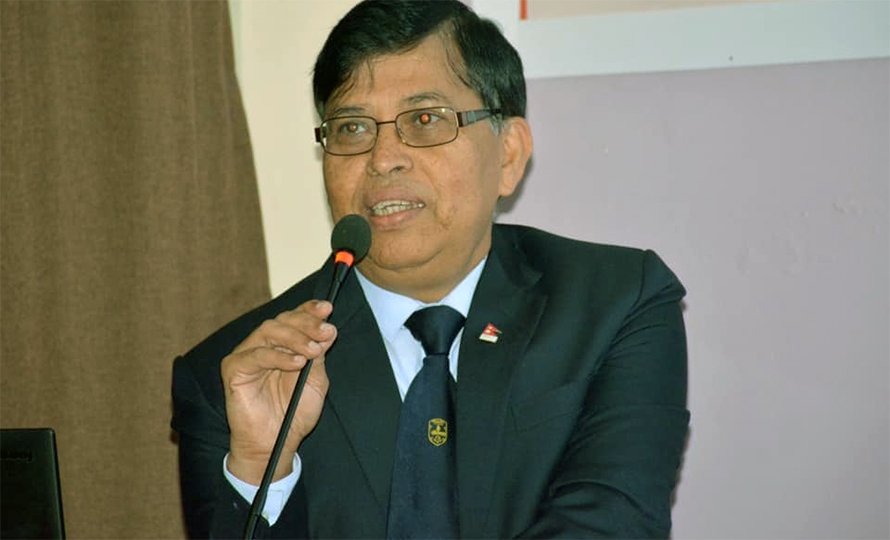 File: Tribhuvan University (TU) Vice-chancellor Dharma Kanta Baskota