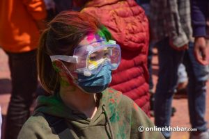 Kathmandu celebrates Holi amid coronavirus threats