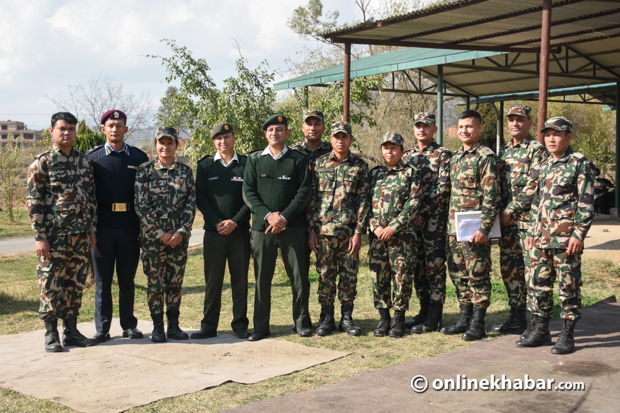 Nepal Army officials