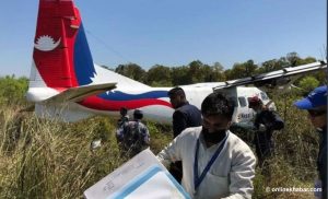 NAC plane flying to collect coronavirus test samples overshoots Nepalgunj runway