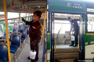 Sajha Yatayat to spray sanitiser on its buses, avoid cramming passengers