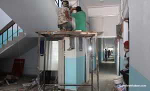 Biratnagar building hospital dedicated to Covid-19 patients