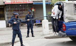 Dozens detained in Kathmandu for defying lockdown
