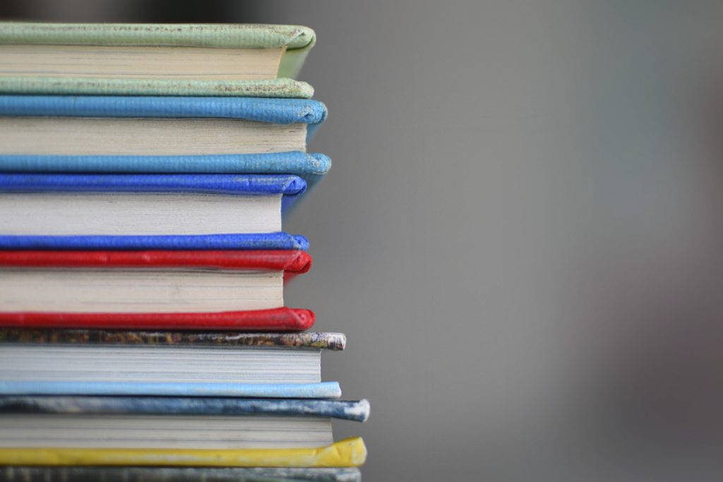 stack of books career consultants