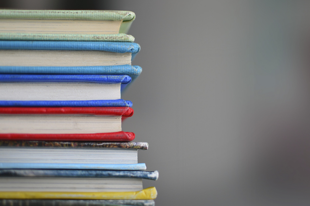 stack of books