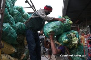 Three temporary vegetable markets come into operation in Kathmandu
