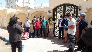 17 Nepali workers in UAE demonstrate at embassy demanding repatriation