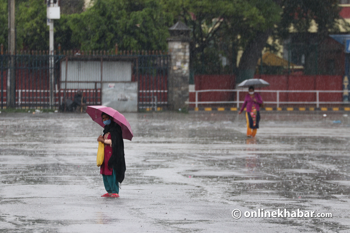 File: Rainfall in Kathmandu