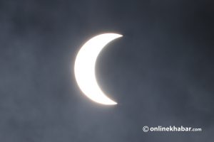 Annular solar eclipse observed from across Nepal