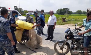 Bara police confiscate 40 sacks of chemical fertiliser smuggled from India