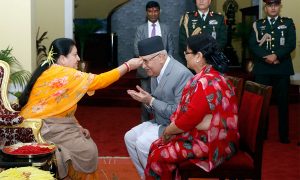 President, PM, ex-king won’t offer public Dashain Tika this year