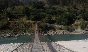 Bridge linking Thaprang-Tipang constructed