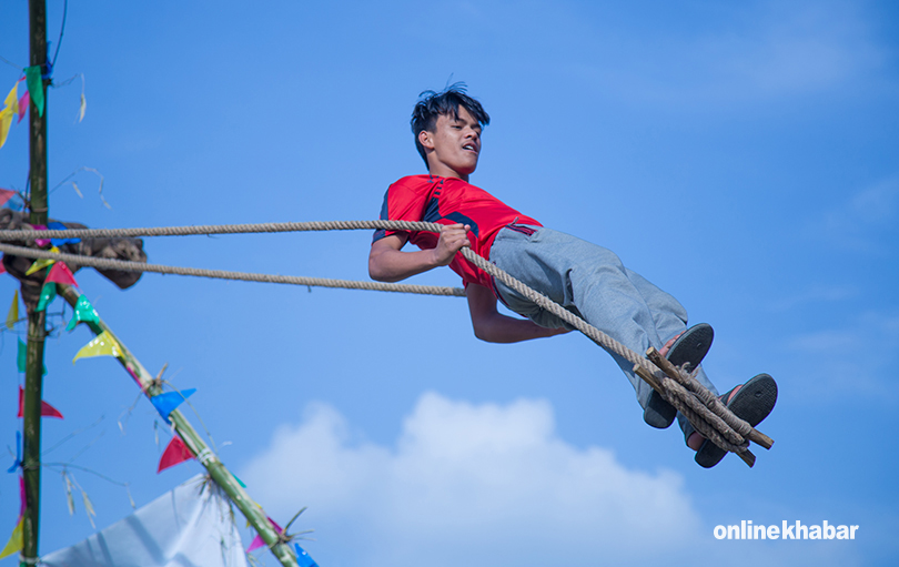 dashain ping swing linge ping