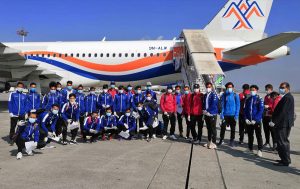 Nepal footballers leave for Bangladesh friendlies