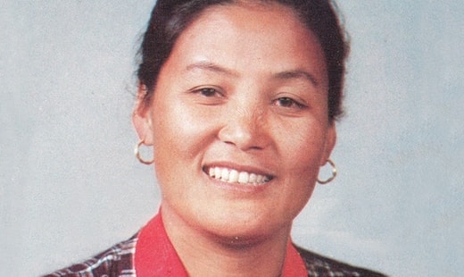 A widely circulated portrait of Pasang Lhamu Sherpa