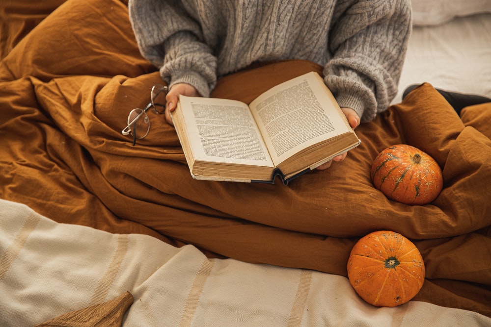 girl reading book