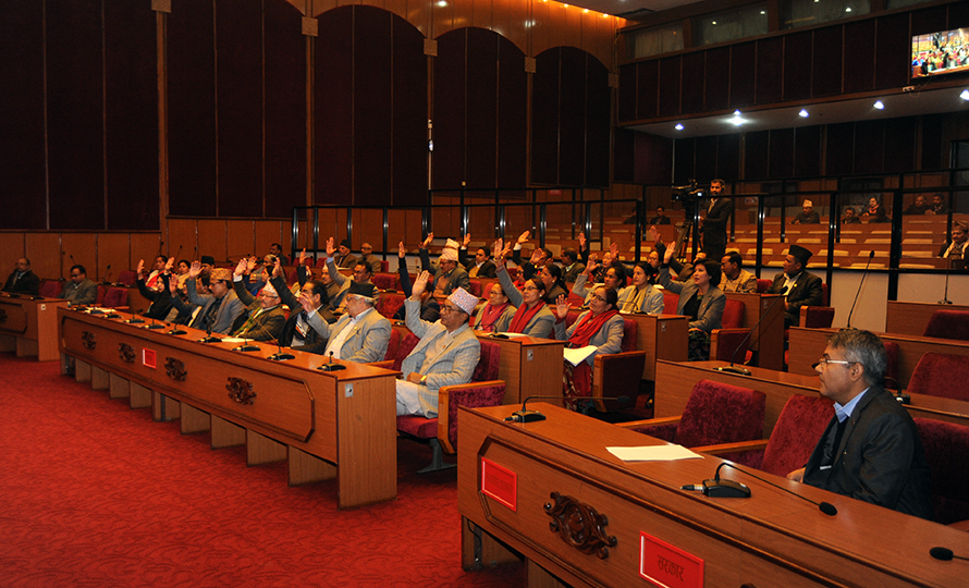 A National Assembly meeting