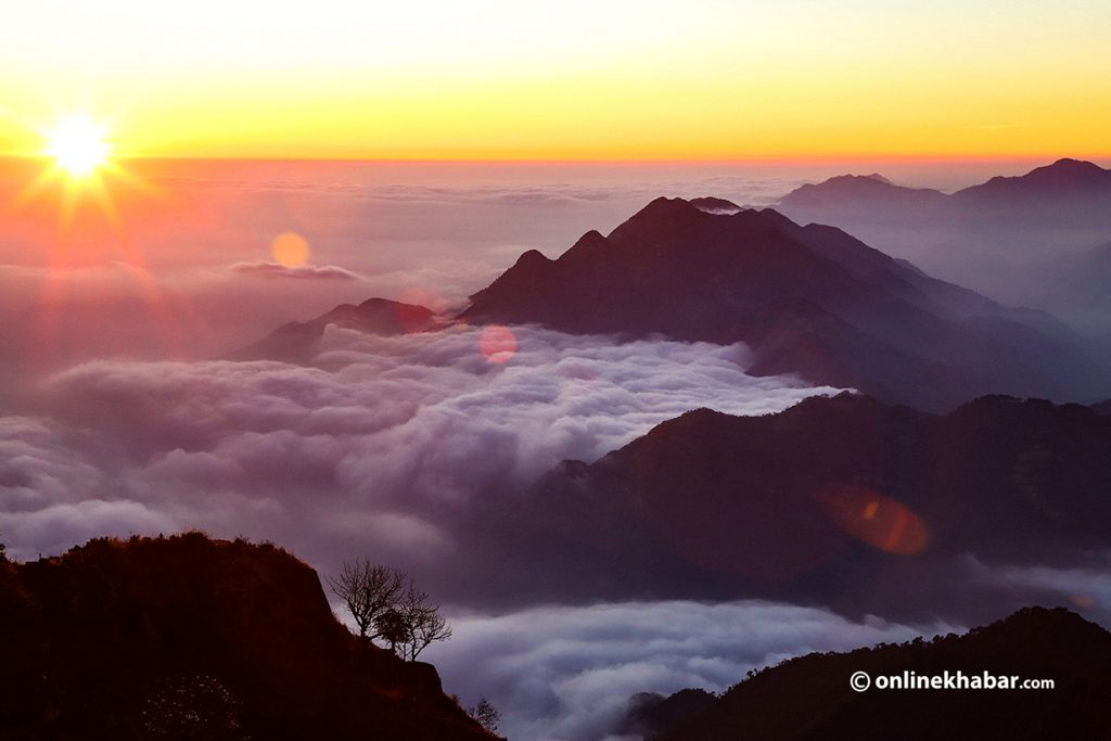 Benthanchok Close to Kathmandu, this destination offers you mesmirising views of sunrise and