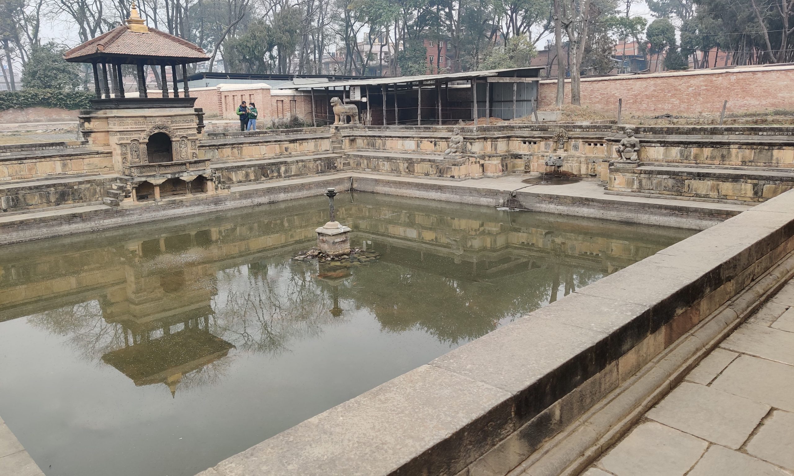 Bhandarkhal Pokhari at Patan Museum ponds in Lalitpur