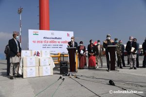 Nepal welcomes 1st lot of Covid-19 vaccines to distribute across nation in a week