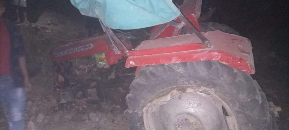 Tractor accident